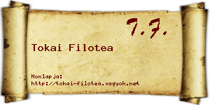 Tokai Filotea névjegykártya